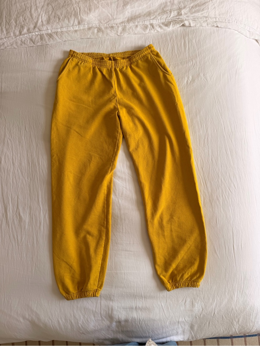 Los Angeles apparel unisex Yellow sweatpants